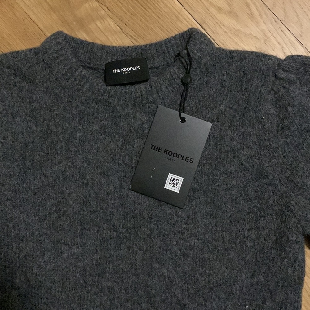 The Kooples Grey Knit Alpaca Pullover Size 2(fr) - Picture 4 of 6